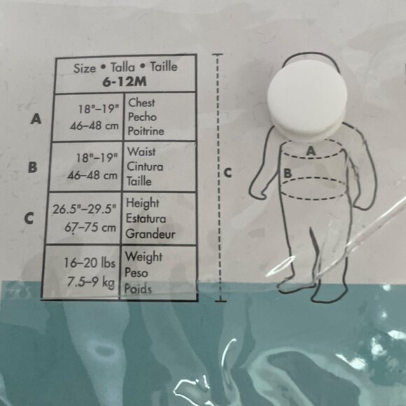 Disney Baby Ursula Infant Halloween Costume 6-12 Mo by Disguise Little Mermaid - Picture 8 of 9